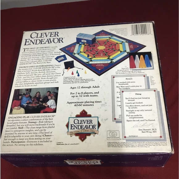 Clever Endeavor a game of clever clues - Picture 2 of 3